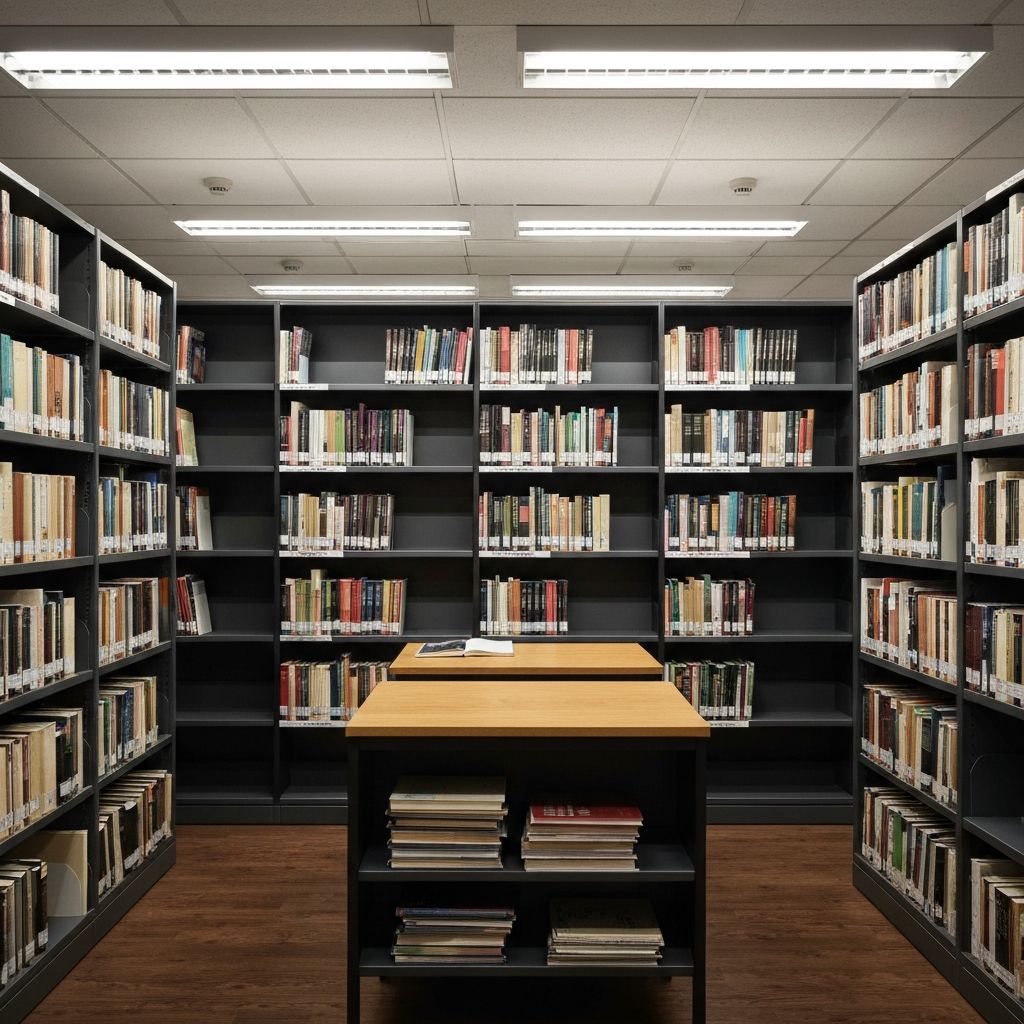 Sammlung von wissenschaftlichen Ressourcen und Forschungsmaterialien in organisierter Archivform