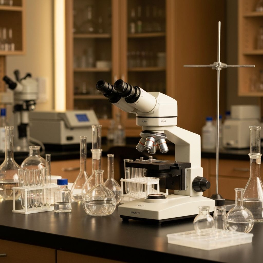 Wissenschaftliche Laborausrüstung für die Analyse von Proteinstrukturen